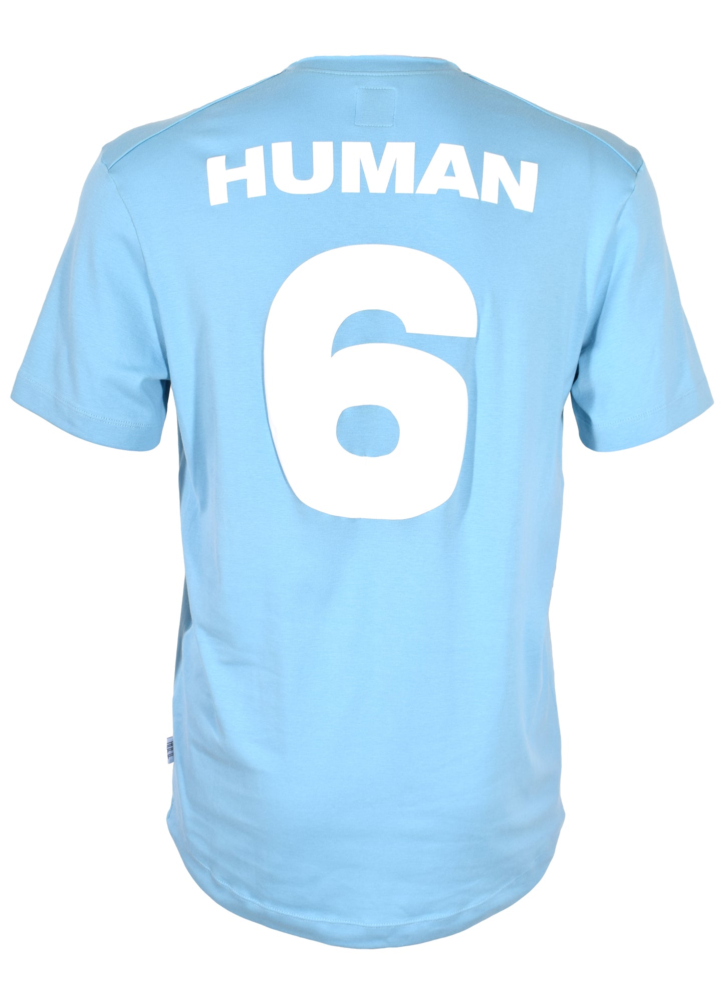 HEL T-Shirt "HUMAN6" in blau mit Logo-Brusttasche