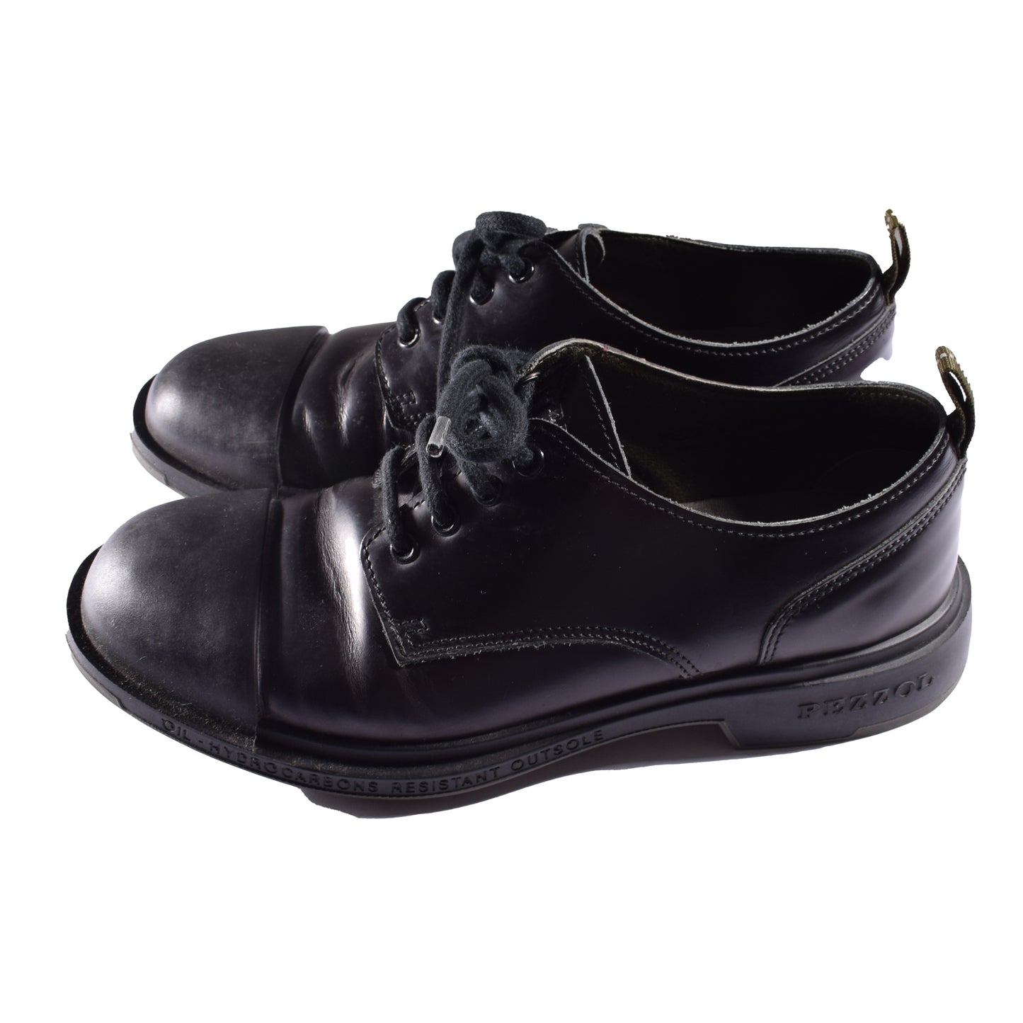 Pezzol 1951 Halbschuh aus Leder in schwarz. Seitenansicht