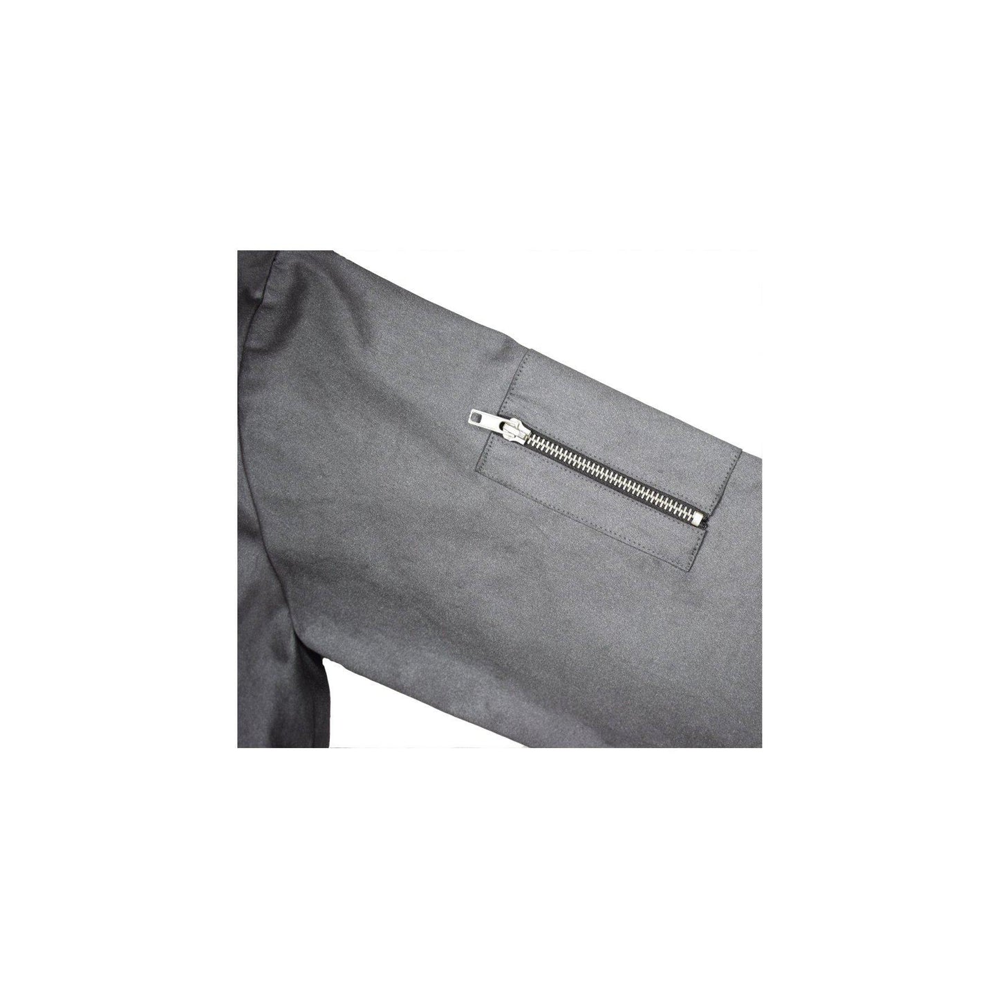 HEL Blouson für Damen "Sparkle" in grau mit Eingriffstaschen und Bündchen