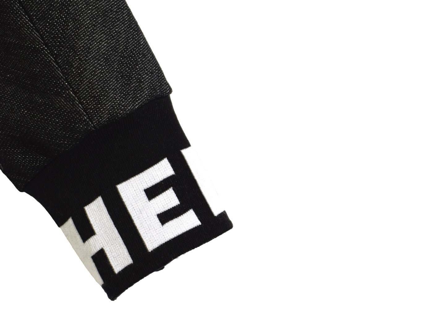 HEL Bolero "Frisia" aus Jeans in schwarz mit Puffärmeln und Bündchen