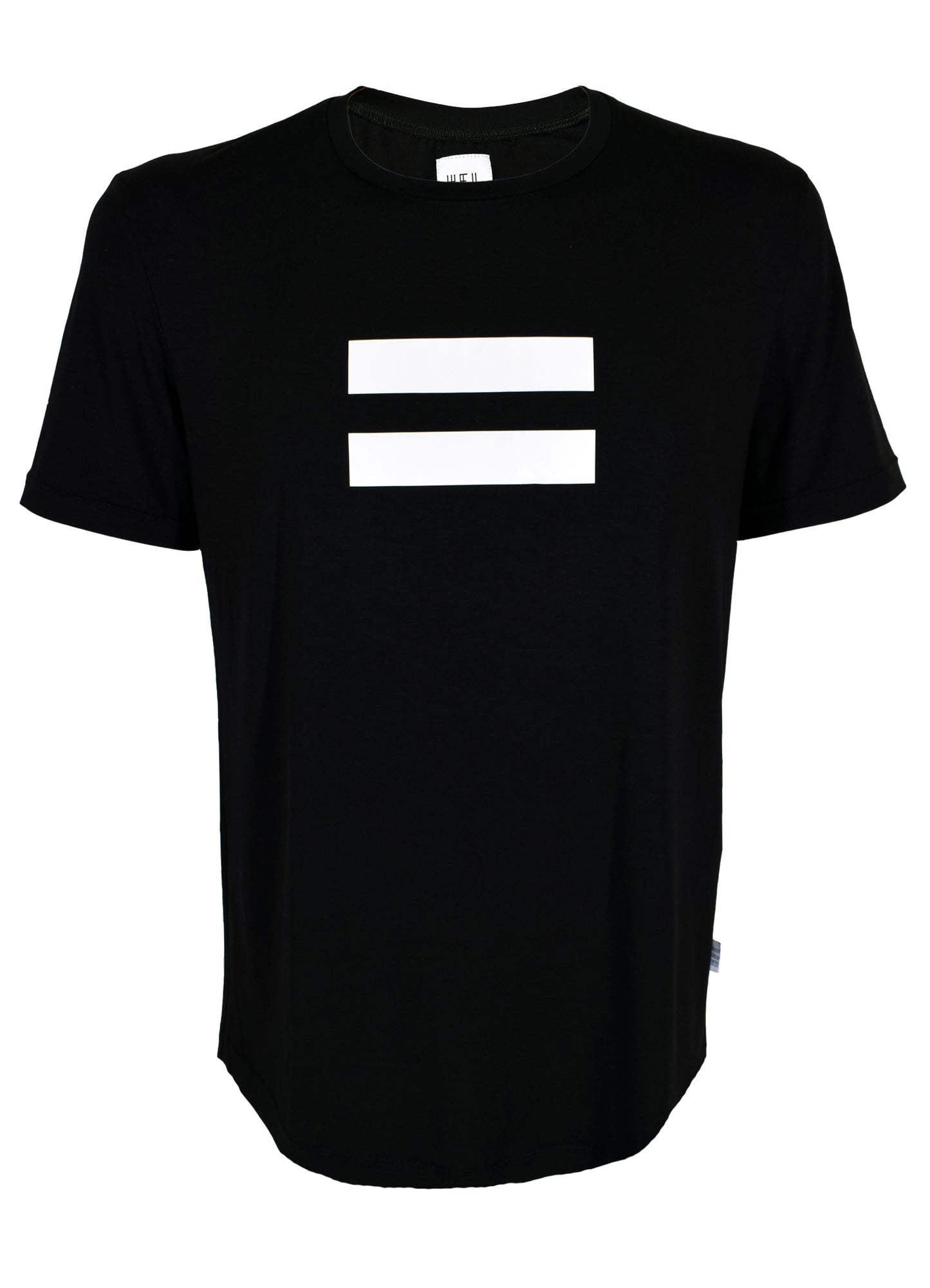 HEL T-Shirt Unisex mit Print "Equal" in schwarz mit Rundhals