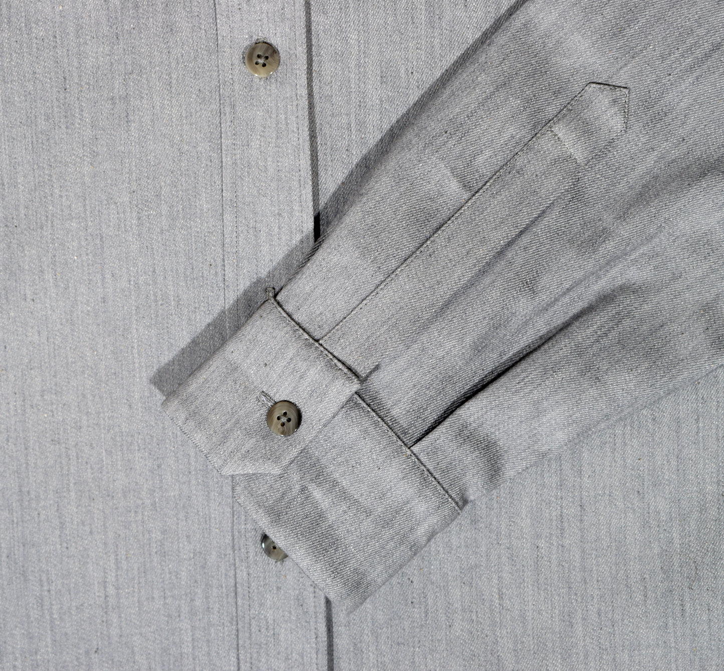 HEL "Patina" Overshirt aus Denim mit Stehkragen