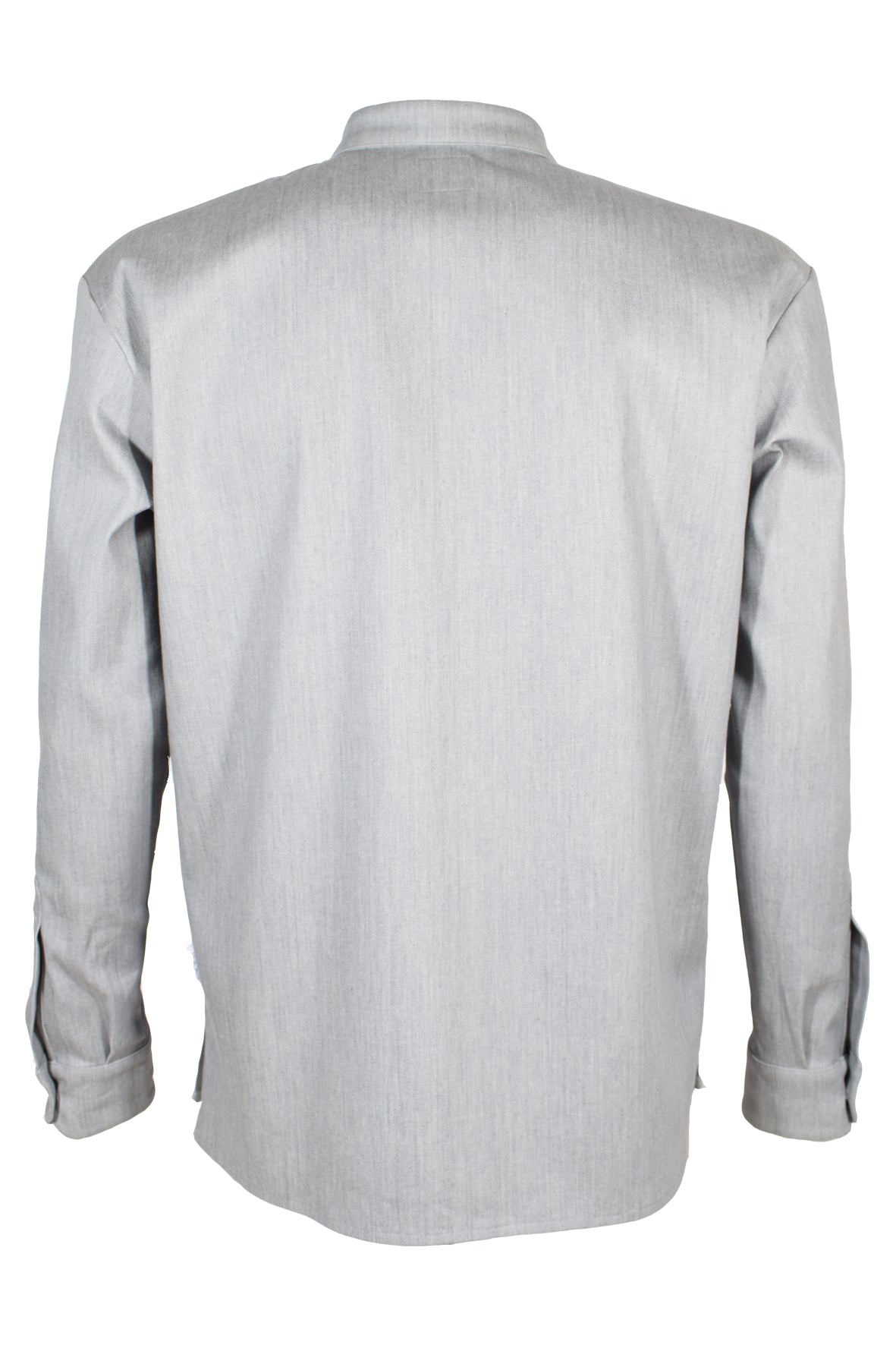 HEL "Patina" Overshirt aus Denim mit Stehkragen
