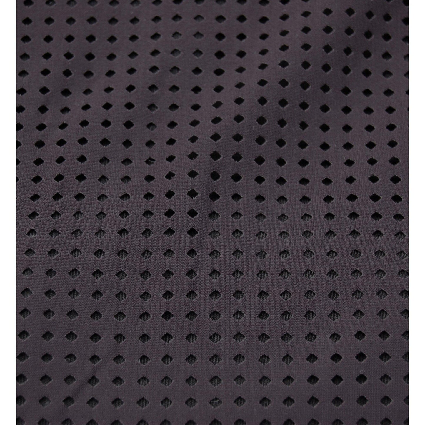 HEL T-Shirt "Gelöchert" Materialmix in schwarz