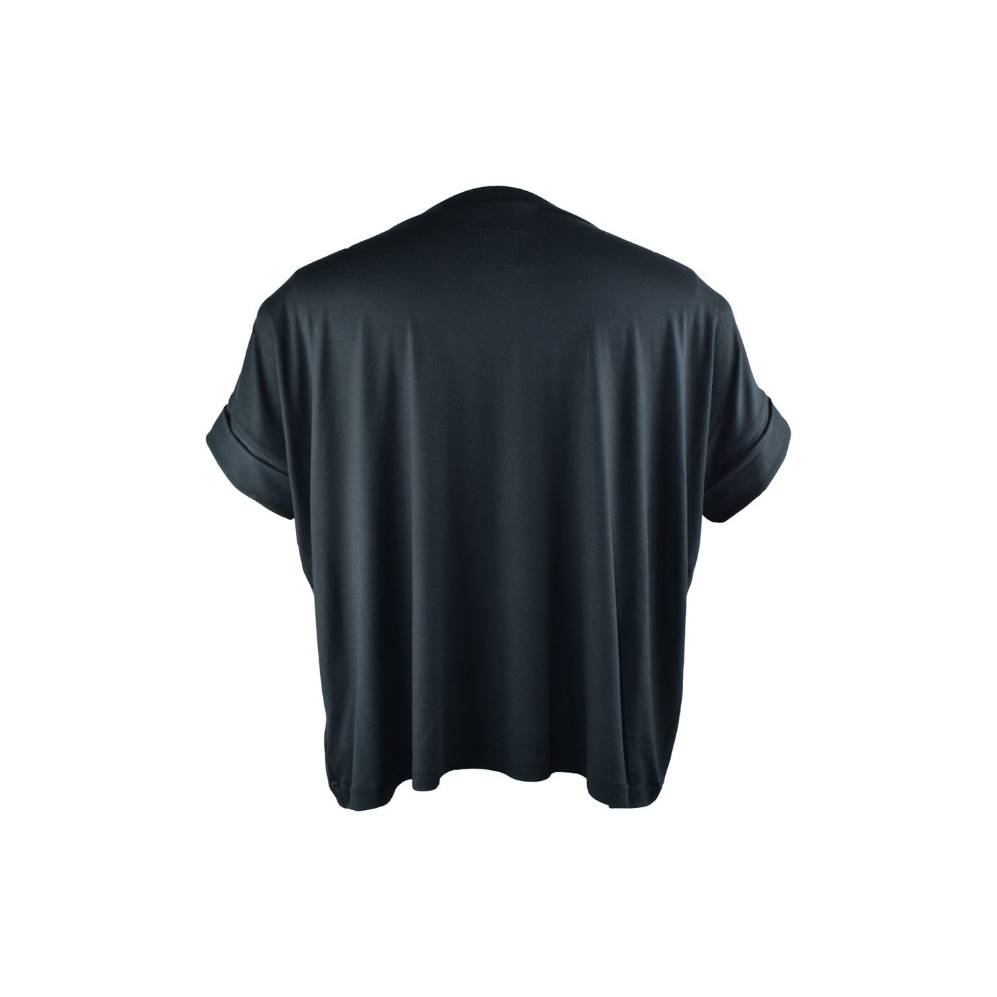 WHAT THE HEL?!?! Boxy-Fit Shirt aus Jersey in Graphit