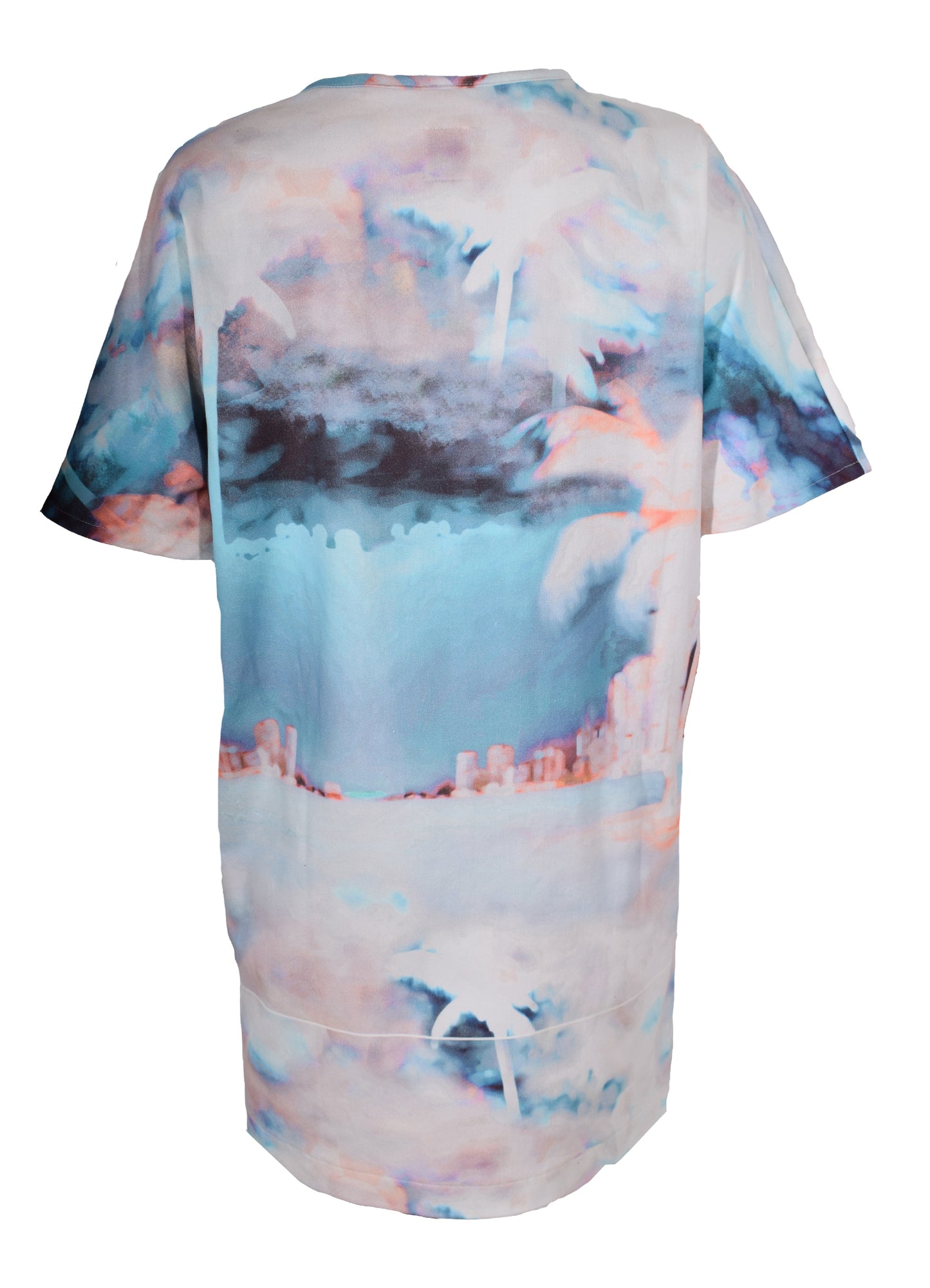 HEL Shirtkleid "Beachprint" mehrfarbig mit Eingriffstaschen