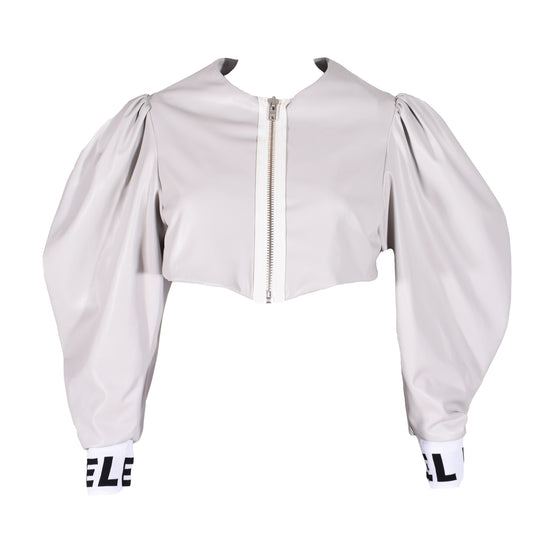 HEL Bolero "Frisia" für Damen in Grau mit Bündchen