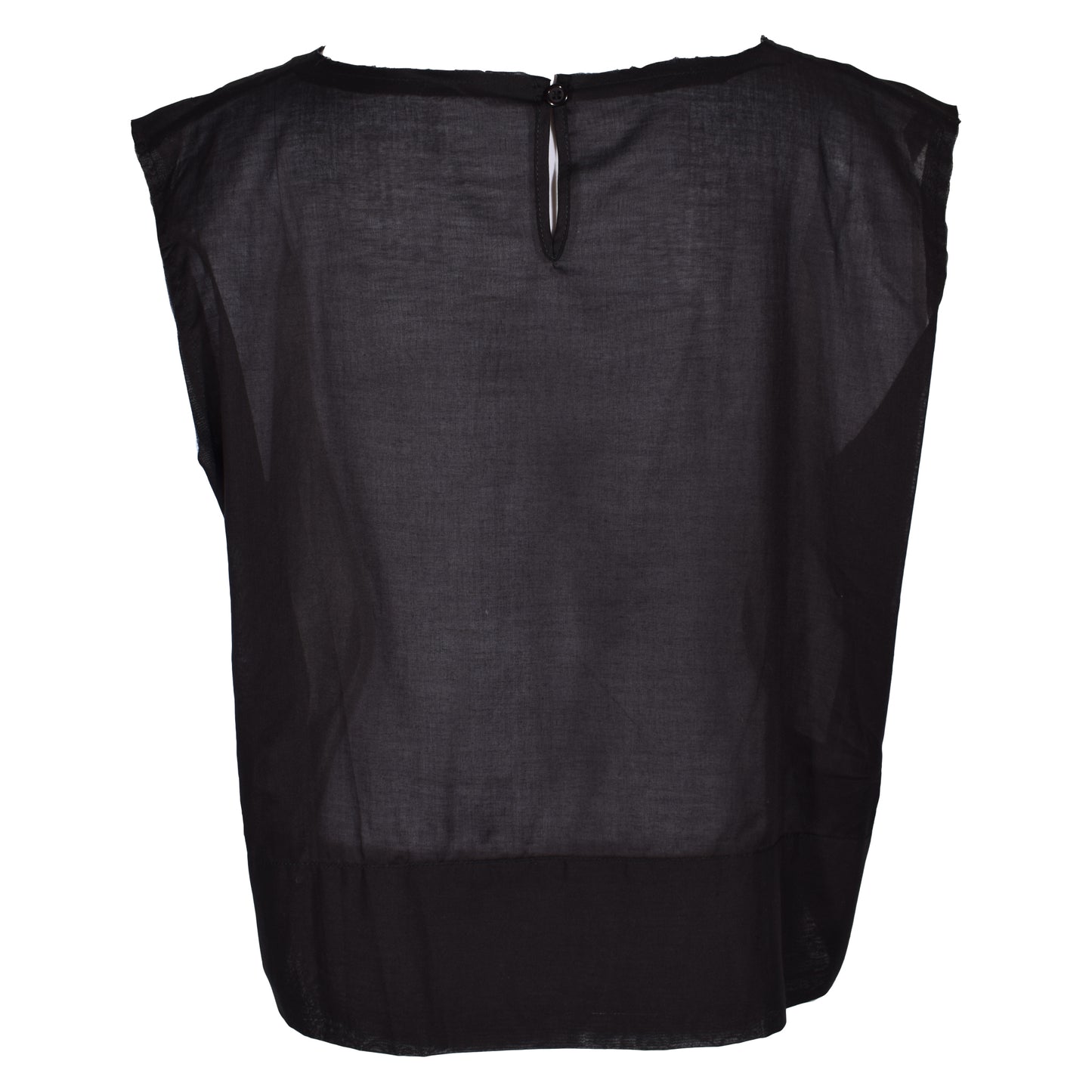 HEL Boxy-Fit Shirt "Pleated" für Damen aus feiner Baumwolle in schwarz