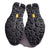 HI-TEC Sneaker in lila schwarz Ansicht von unten Modell Shadow Schnürschuh Turnschuh für Männer Vibram Sohle Profil 