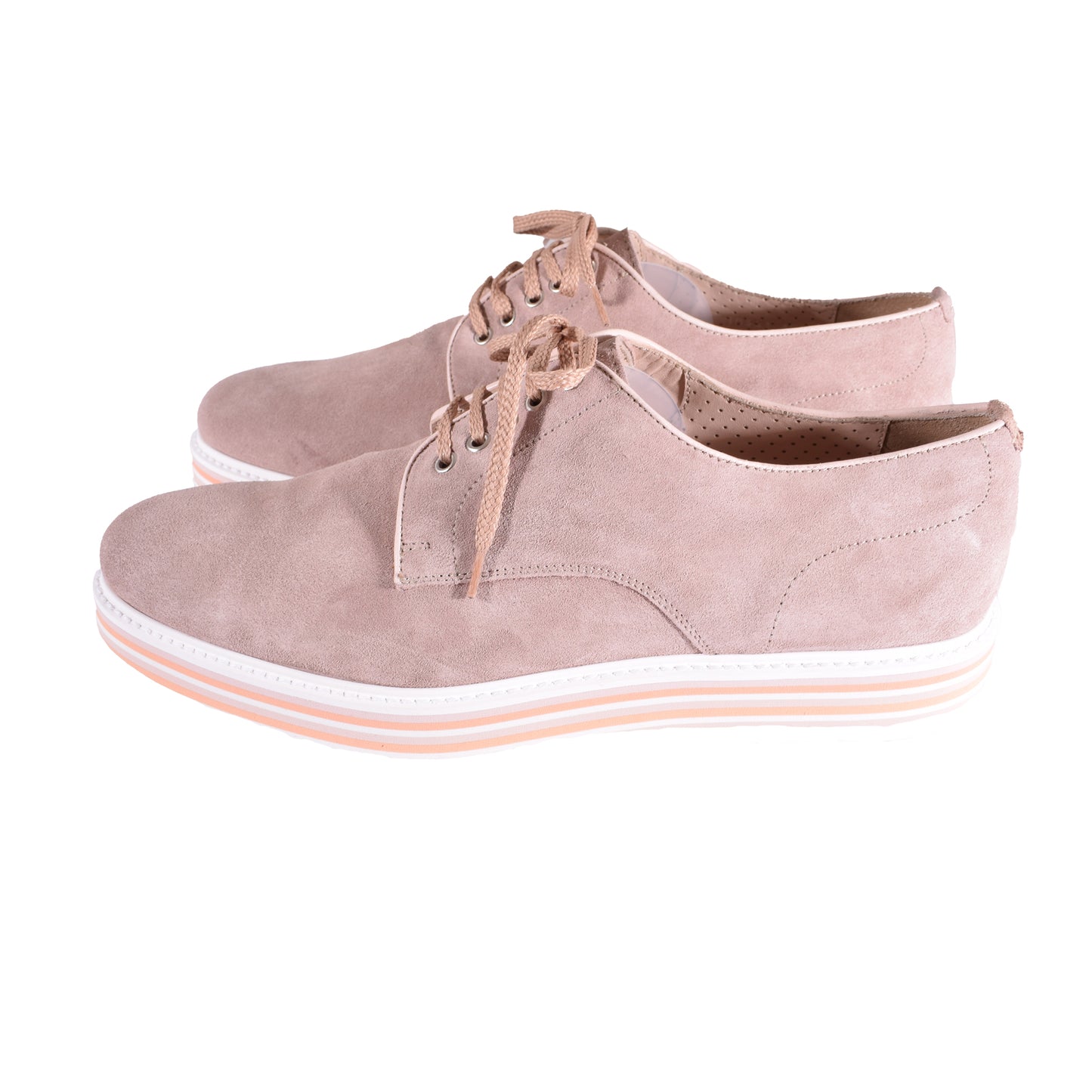 Pertini Schuhe in Veloursleder Antik Rosa Gr. 40,5