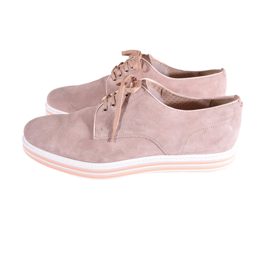 Pertini Schuhe in Veloursleder Antik Rosa Gr. 40,5