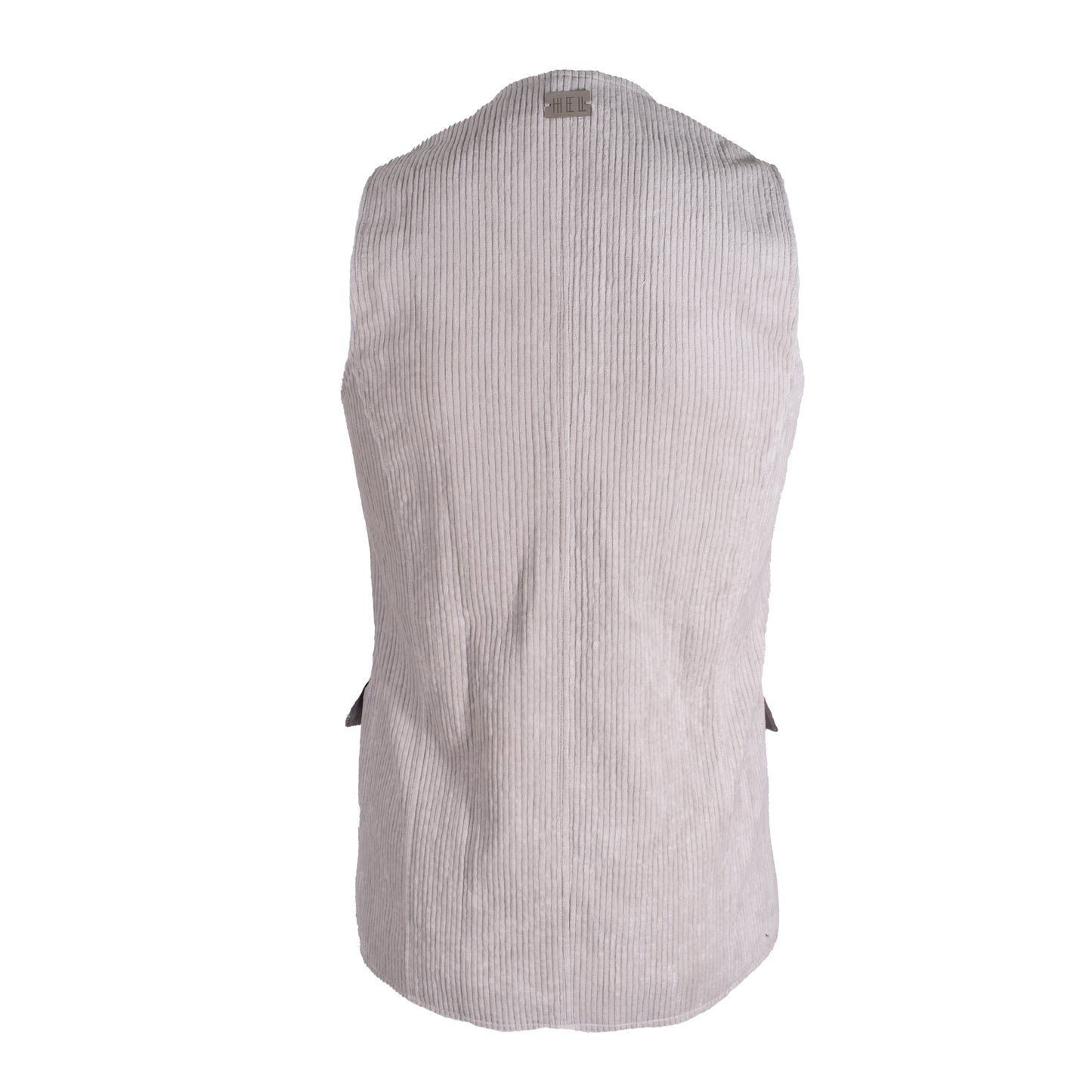 HEL Cordweste "Sea" in Beige mit Pattentaschen aus Baumwolle