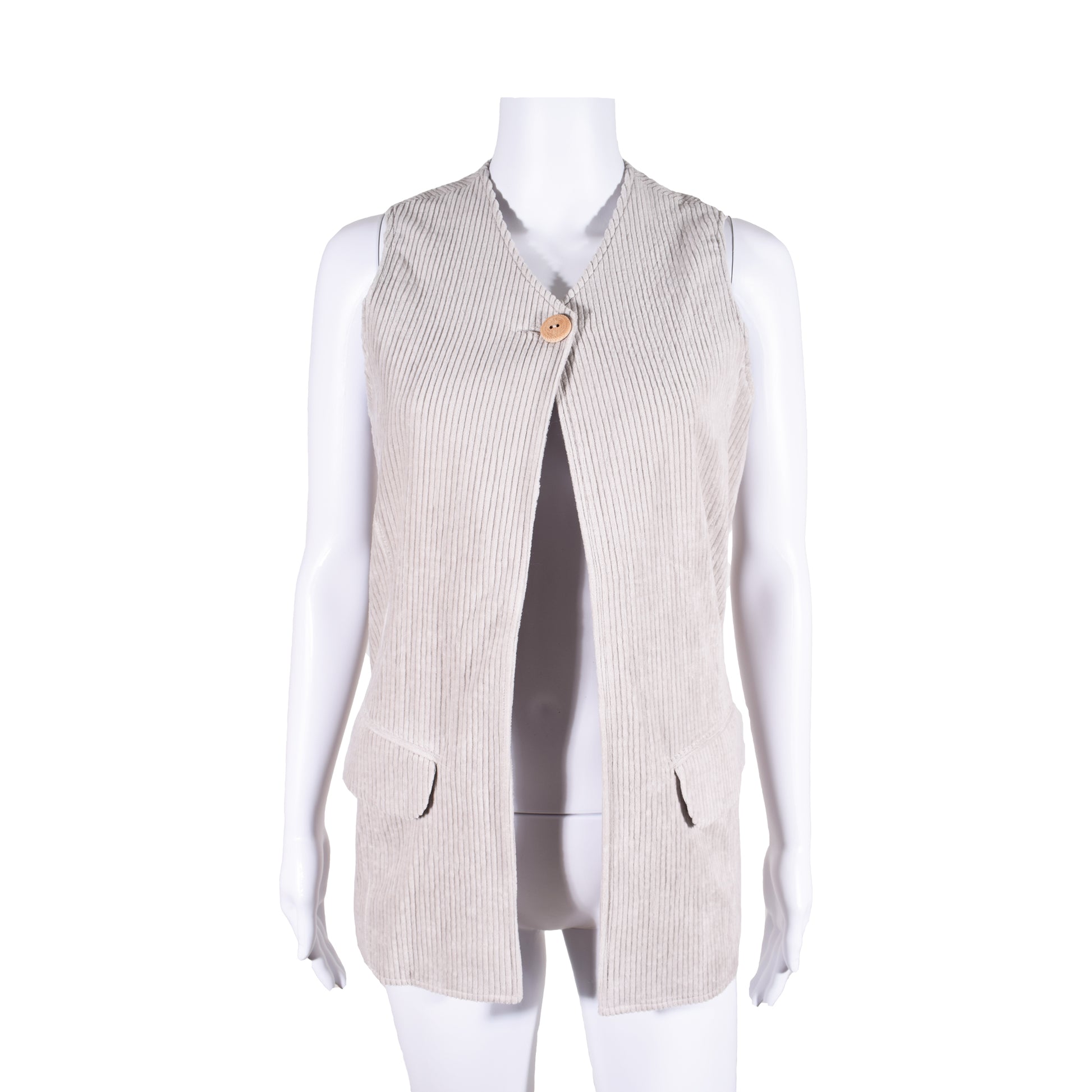 Weste Cord Kord Beige 