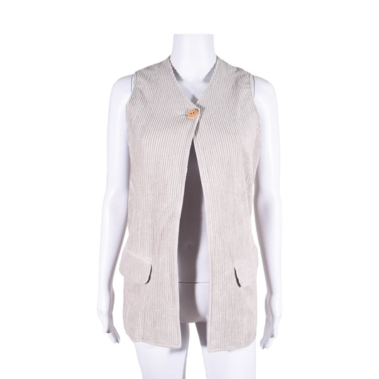 Weste Cord Kord Beige 