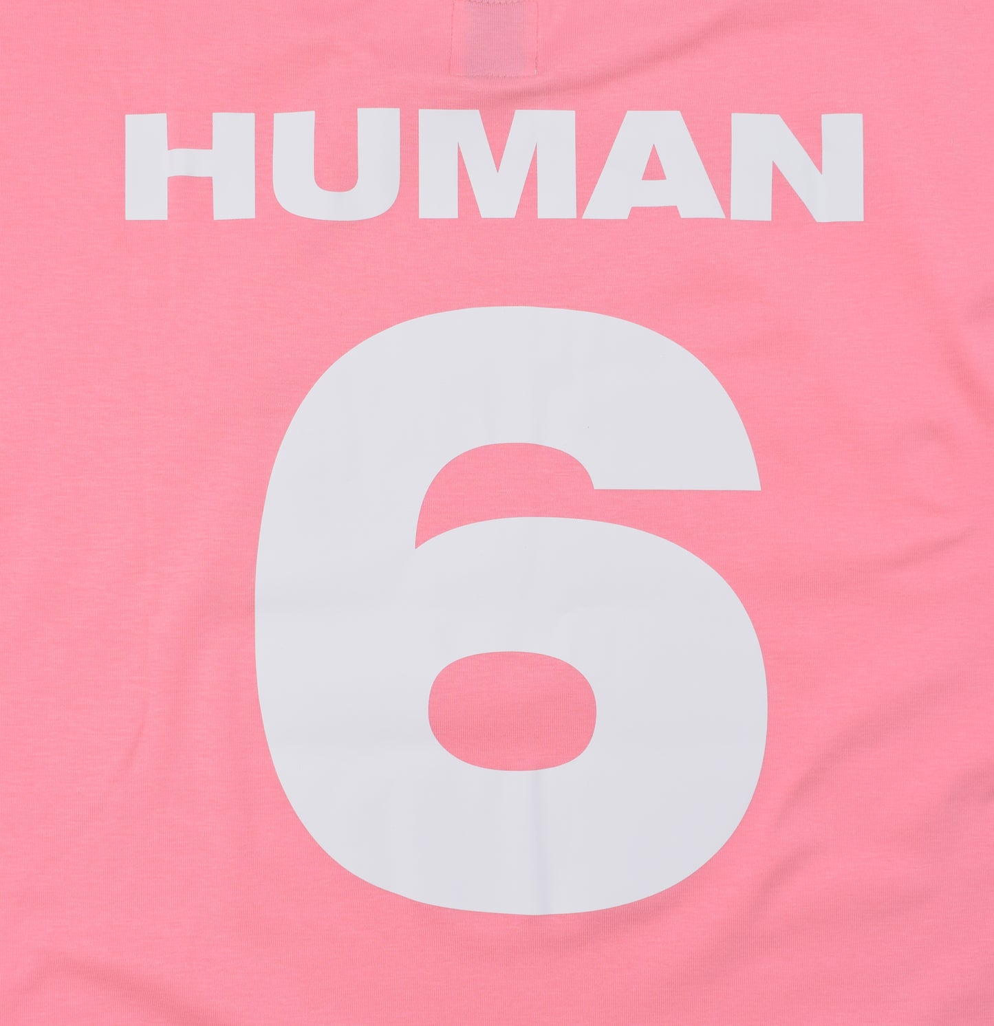 HEL "Human 6" Boxy-Fit Shirt Damen in Pink kurzarm aus Baumwolle